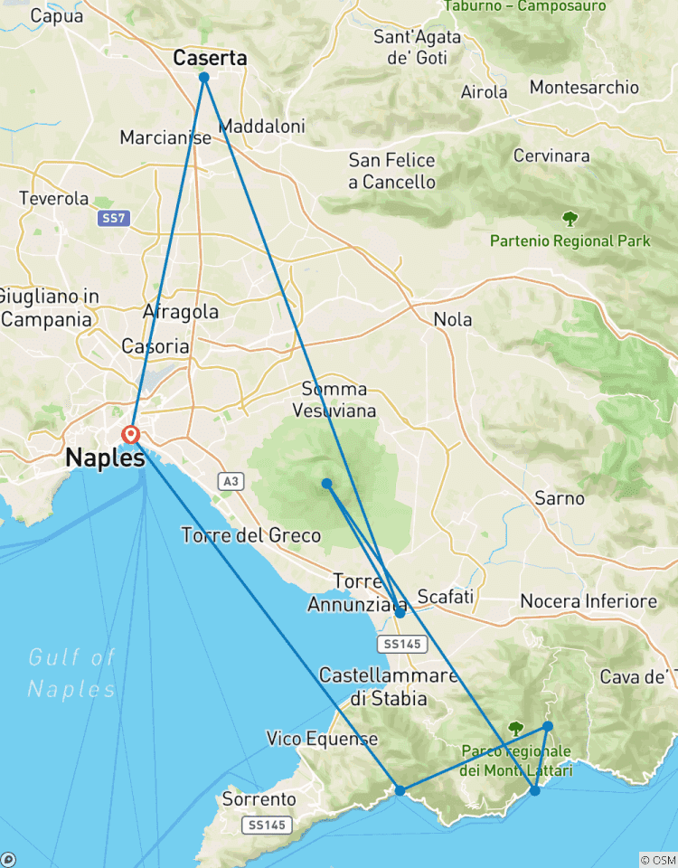 Circuito De Nápoles a Amalfi: Un Lujoso Viaje de Arte, Vino y Sabores del Sur