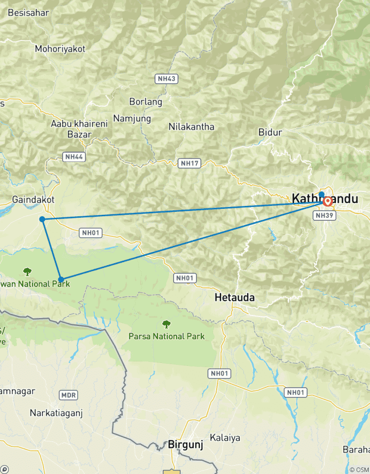 Luxus Dschungel-Safari in Nepal- 7N/8T Rundreise