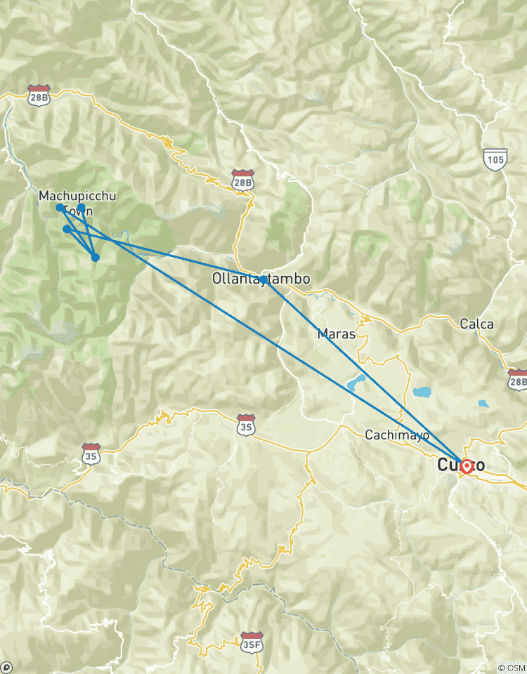 Inka Trail nach Machu Picchu - 2 Tage, 1 Nacht Rundreise