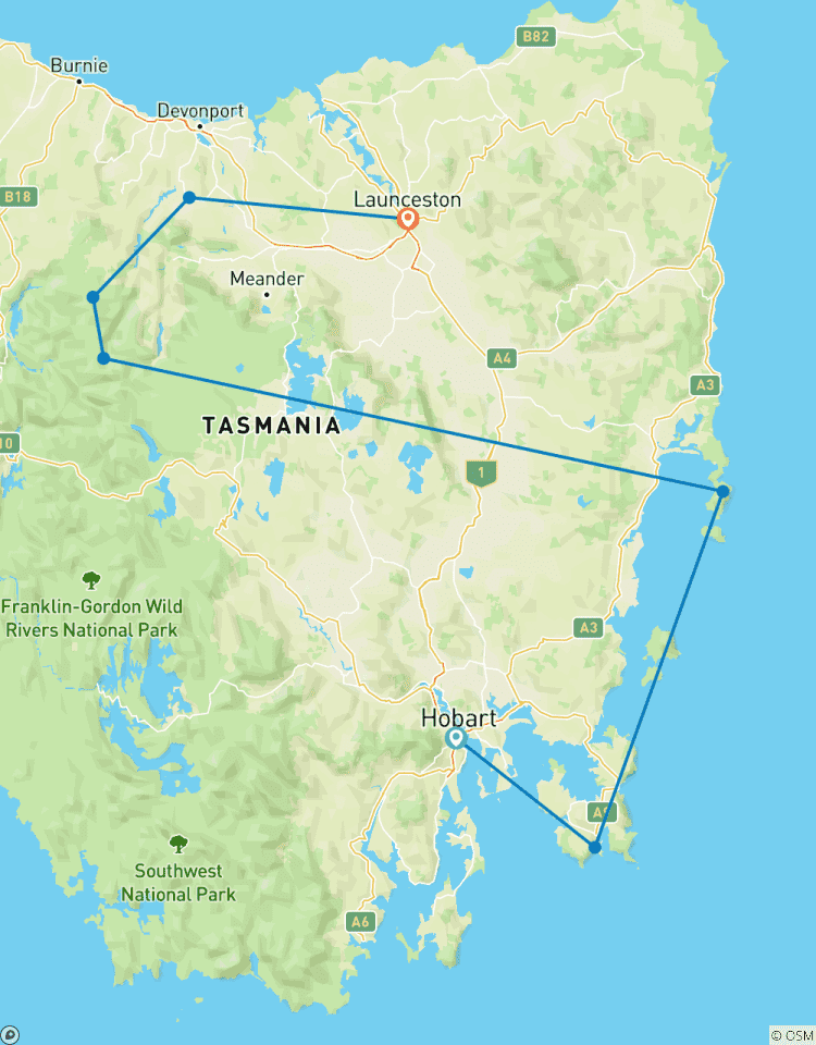 The BIG 3 Tasmania - Hobart to Launceston Tour