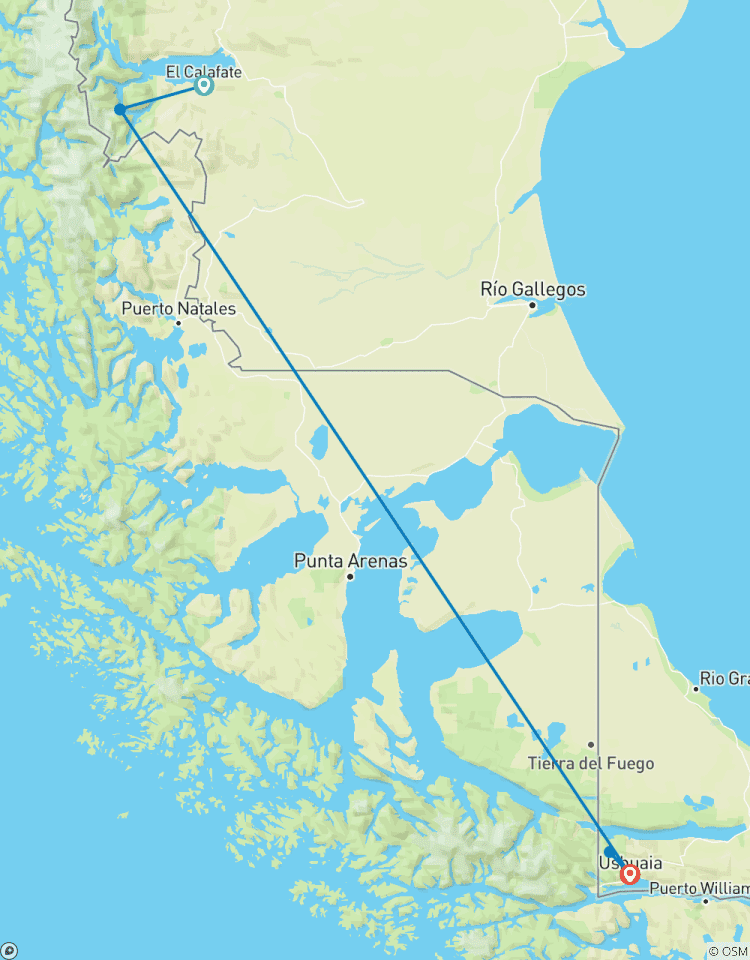 Southern Patagonia: El Calafate & Ushuaia Tour
