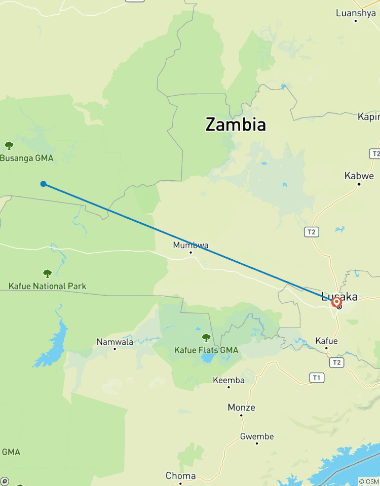 Kanzwa - Kafue Nationalpark Safari Rundreise