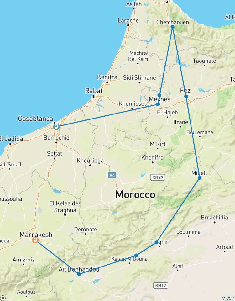 L\'essentiel du Maroc circuit