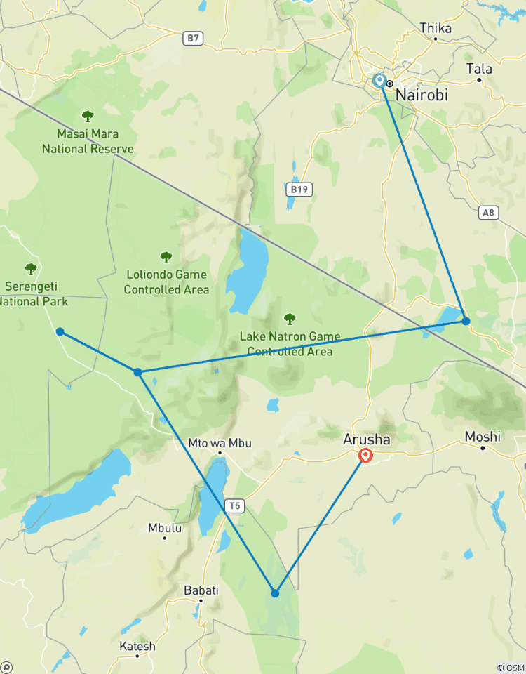 Circuito Safari de exploración por Kenia y Tanzania