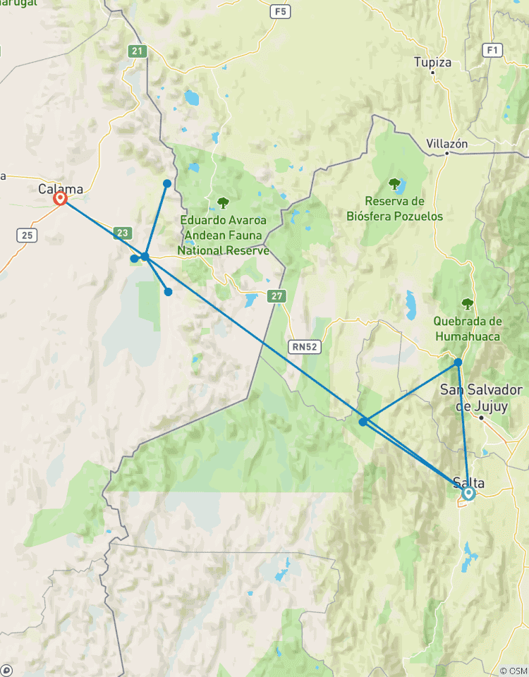 Landscapes of North: Salta and San Pedro de Atacama Tour
