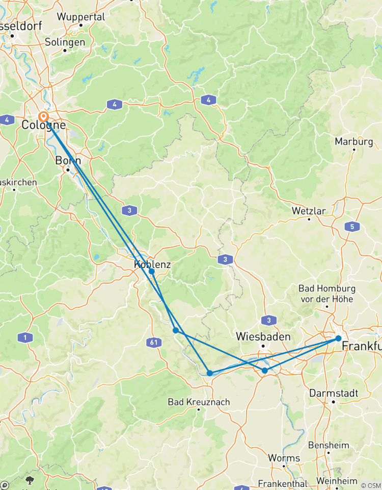 Circuito Crucero corto por el Rin Meno y Loreley 2027