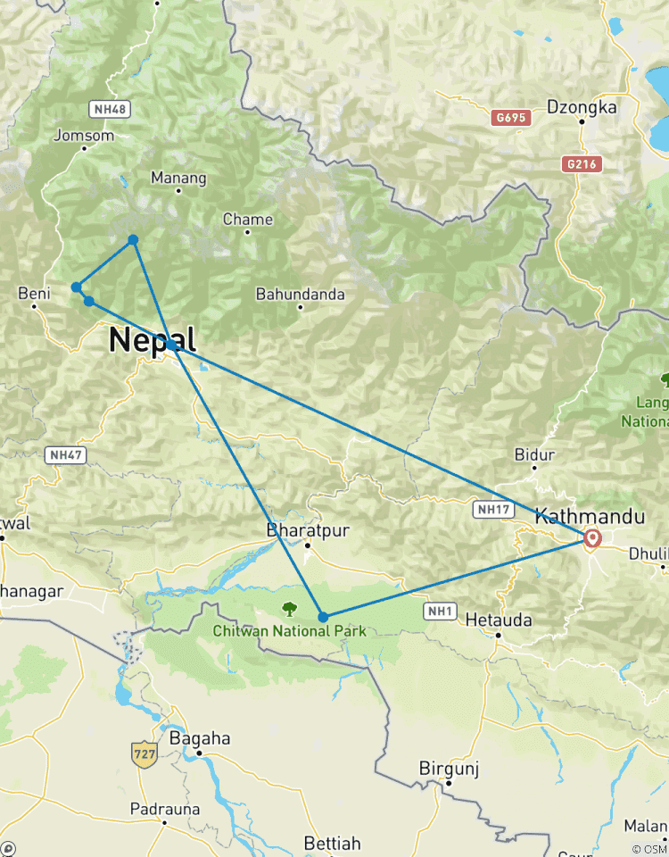 Nepal Himalaya Highlights Rundreise