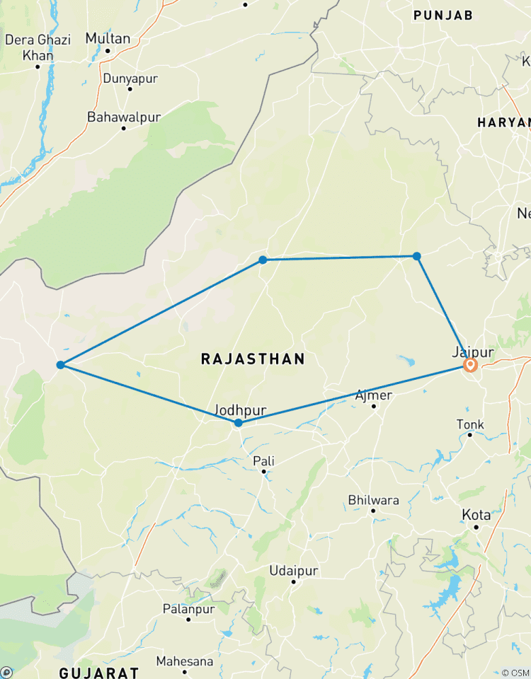 Circuito Safari por el desierto de Rajastán