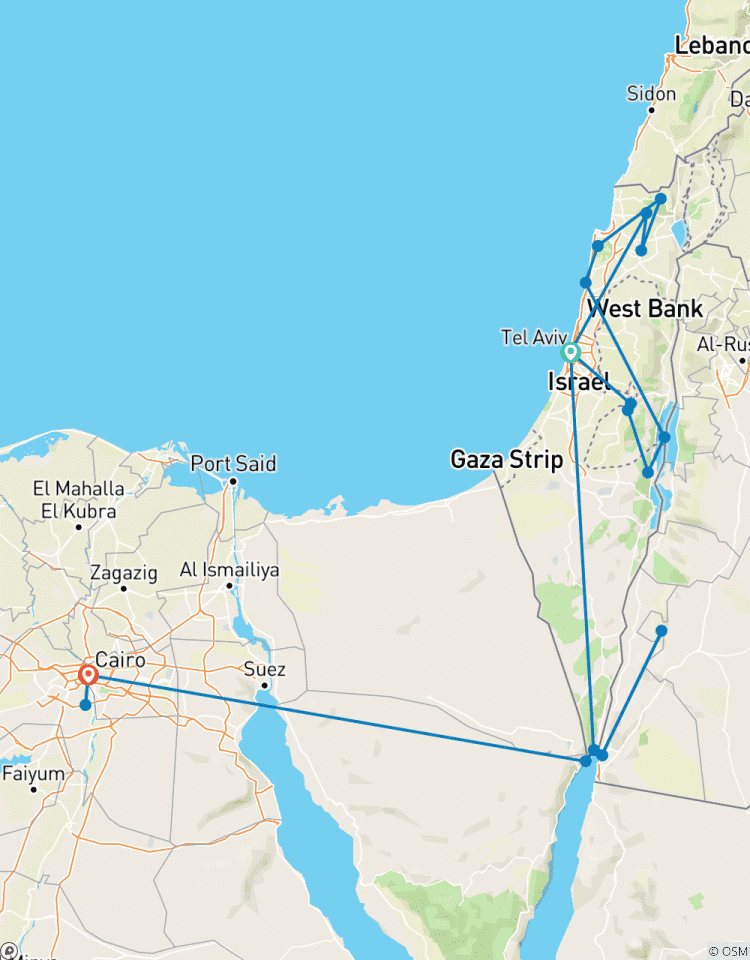 Holy Land and Egypt 13 days Tour