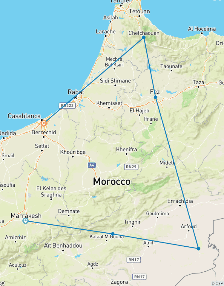 Das Beste von Marokko 8 Tage Rundreise