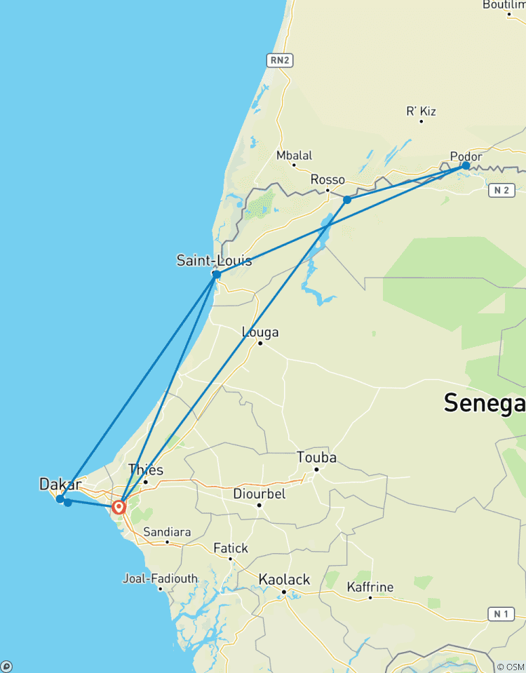 Cruise on River Senegal 10 days Tour