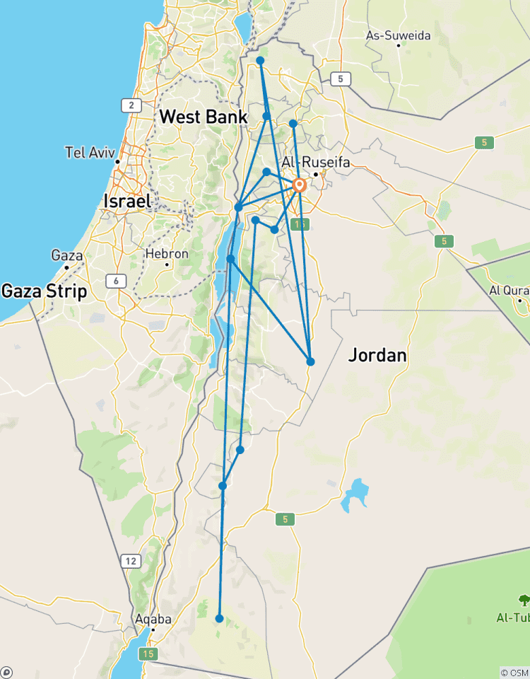 Le meilleur de la Jordanie circuit