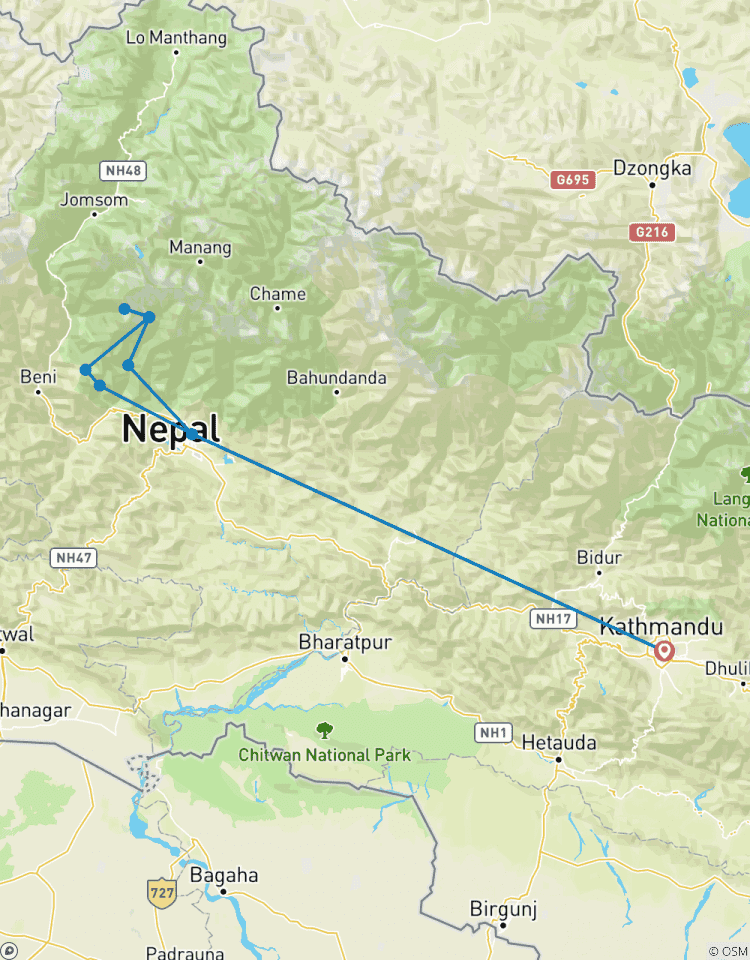Circuito Excursionismo al campamento base del Annapurna - 13 días