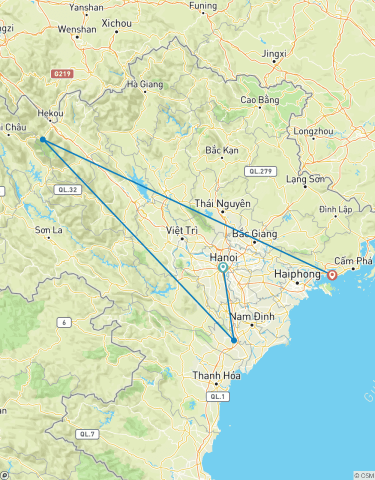 Le meilleur du nord du Vietnam 6 jours circuit