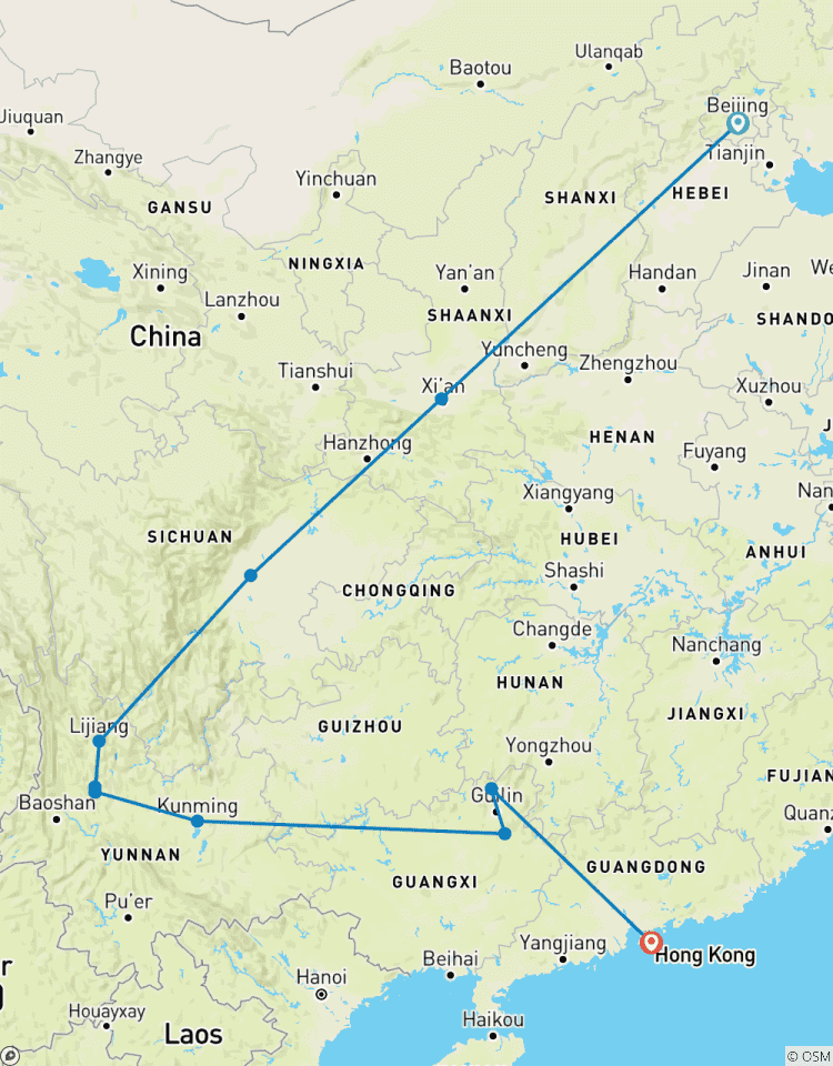 Circuito Las mejores atracciones de China