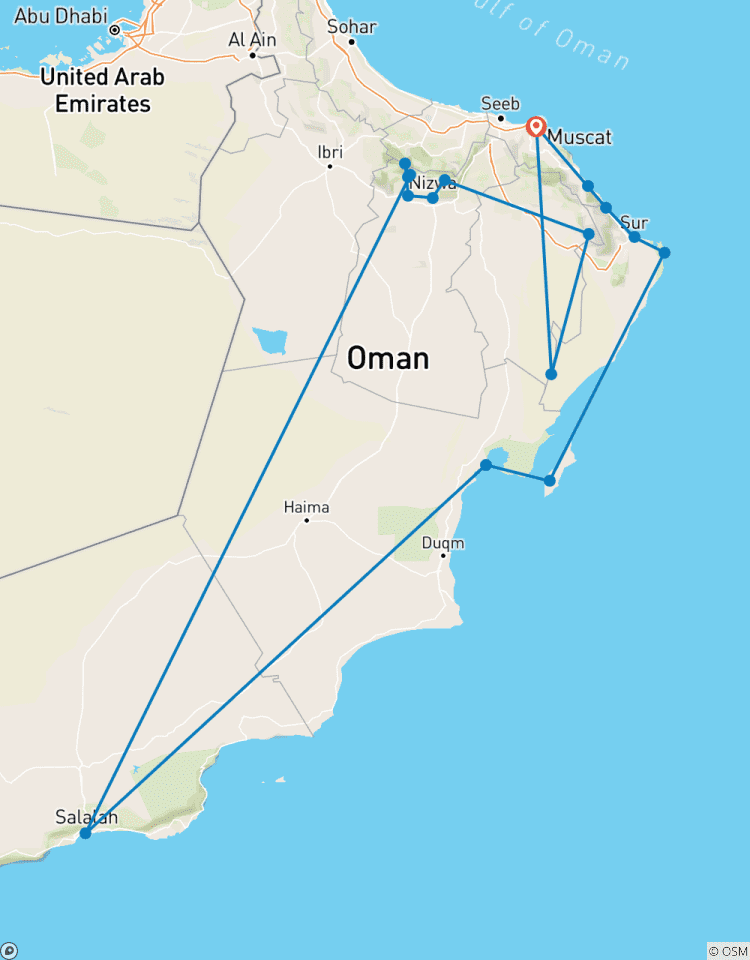 Naturwunder Oman Rundreise