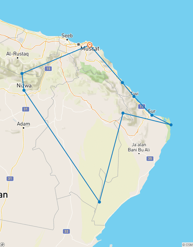 Oman Abenteuer Rundreise