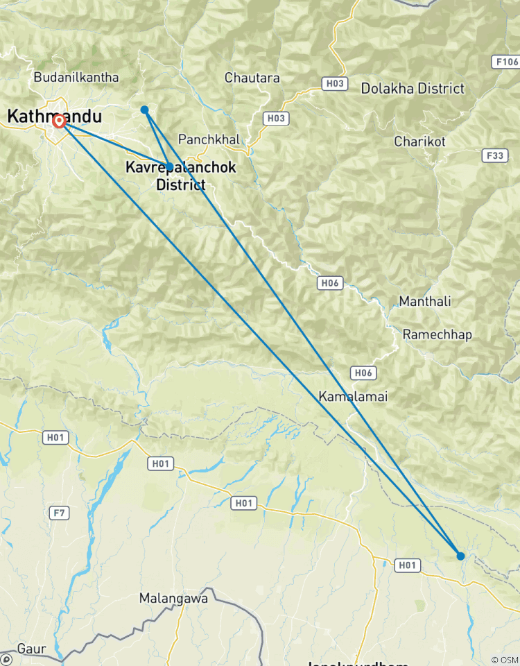 Circuito Senderismo Chisapani Nagarkot y Dhulikhel 4 días