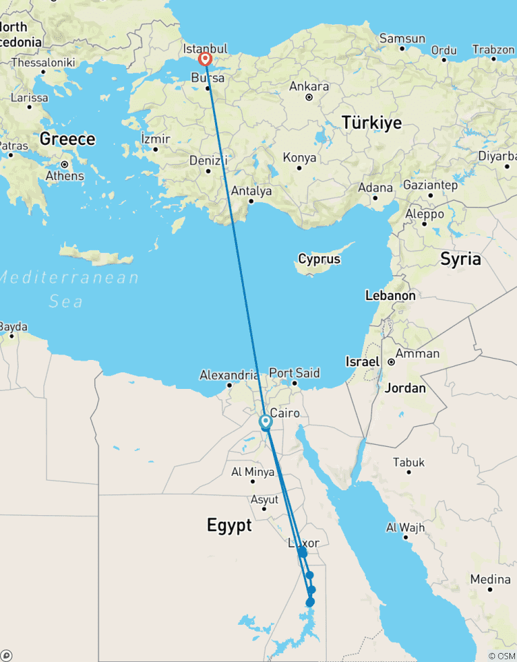 Circuito Maravillas de Egipto y Turquía - descubre el Cairo, el crucero por el Nilo y Estambul, y mucho más