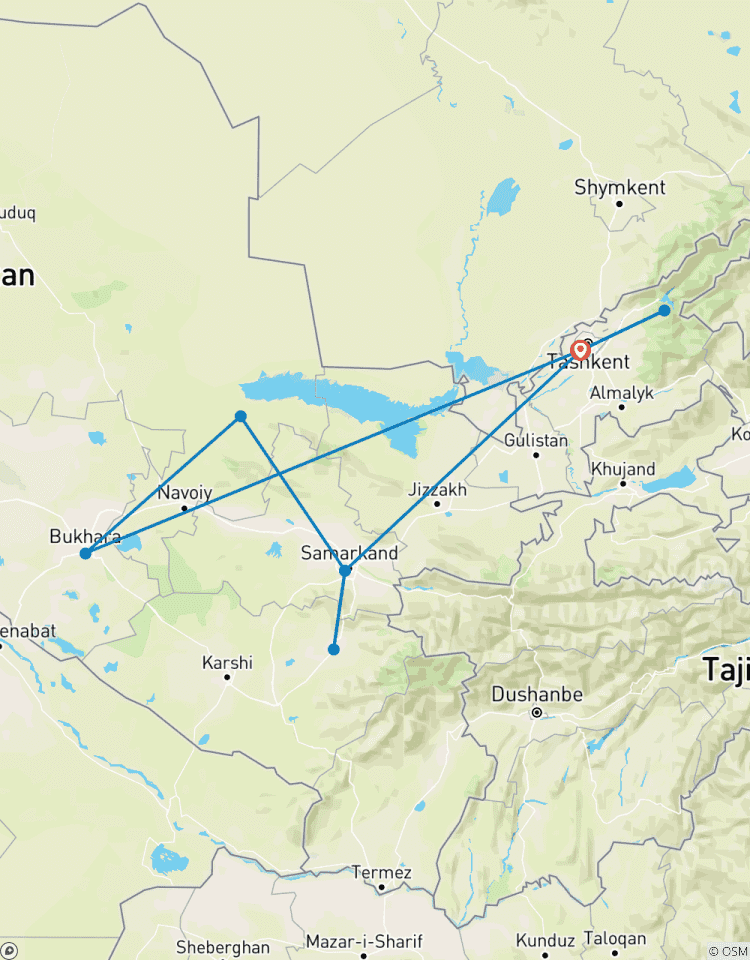 Circuito Excursión por pueblos y senderismo en Uzbekistán