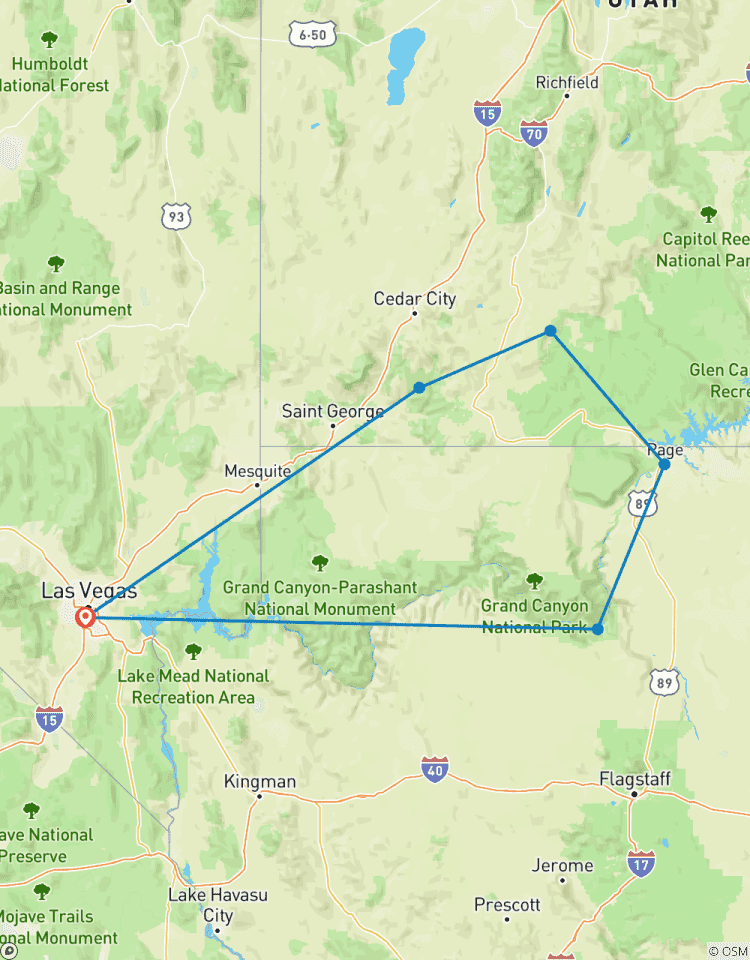 Circuito Desiertos occidentales - 3 días