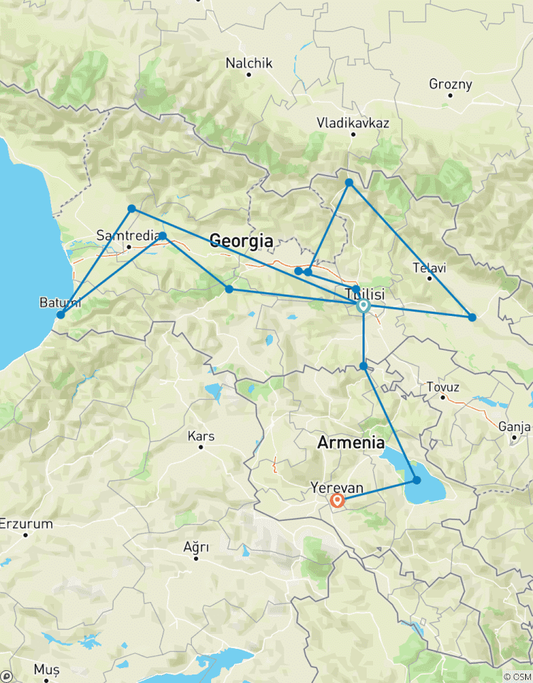 Vakantie Georgië en Armenië-rondreis