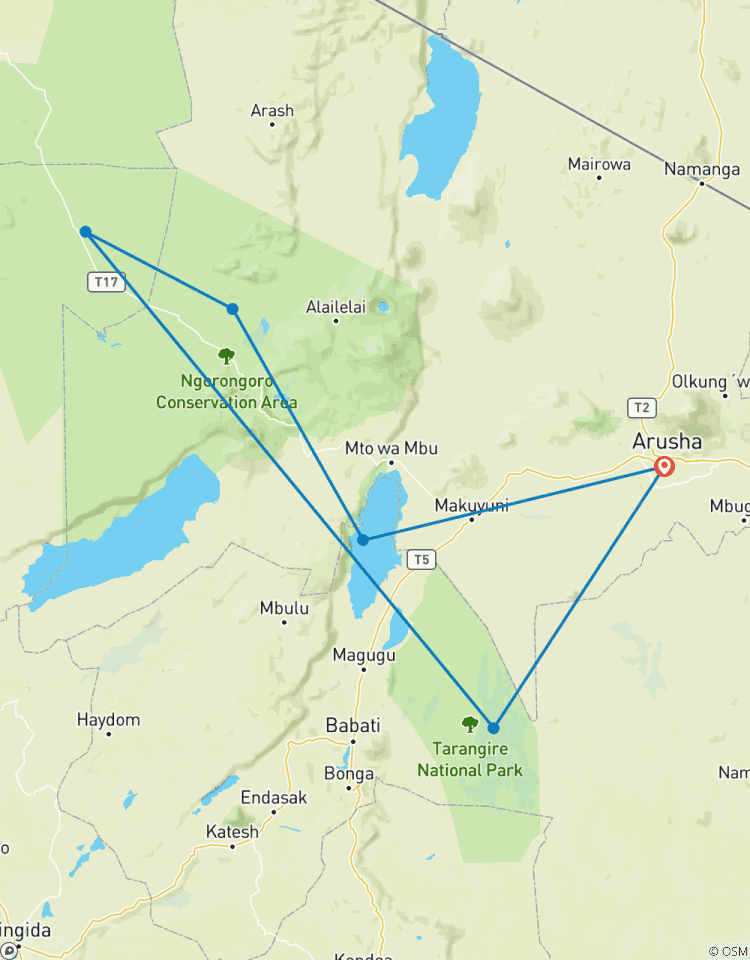 Luxus-Migrations-Safari im Norden Tansanias - 7 Tage Rundreise