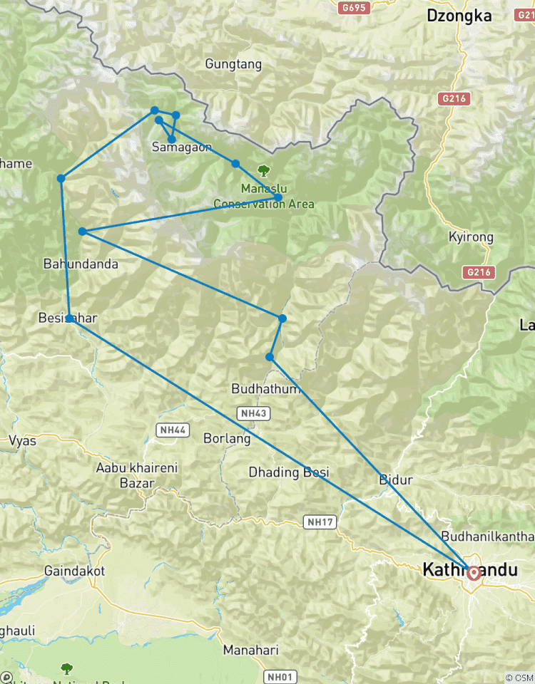 Circuito Circuito del Manaslu y Trekking al Campo Base | 13 Días