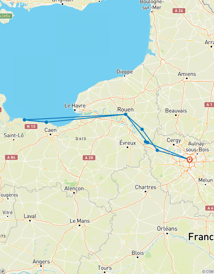 Paris & the Heart of Normandy Tour