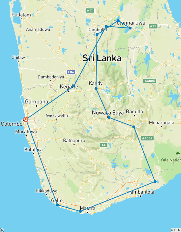 Circuito Naturaleza, Cultura y Aventura Salvaje en Sri Lanka (Grupo reducido)