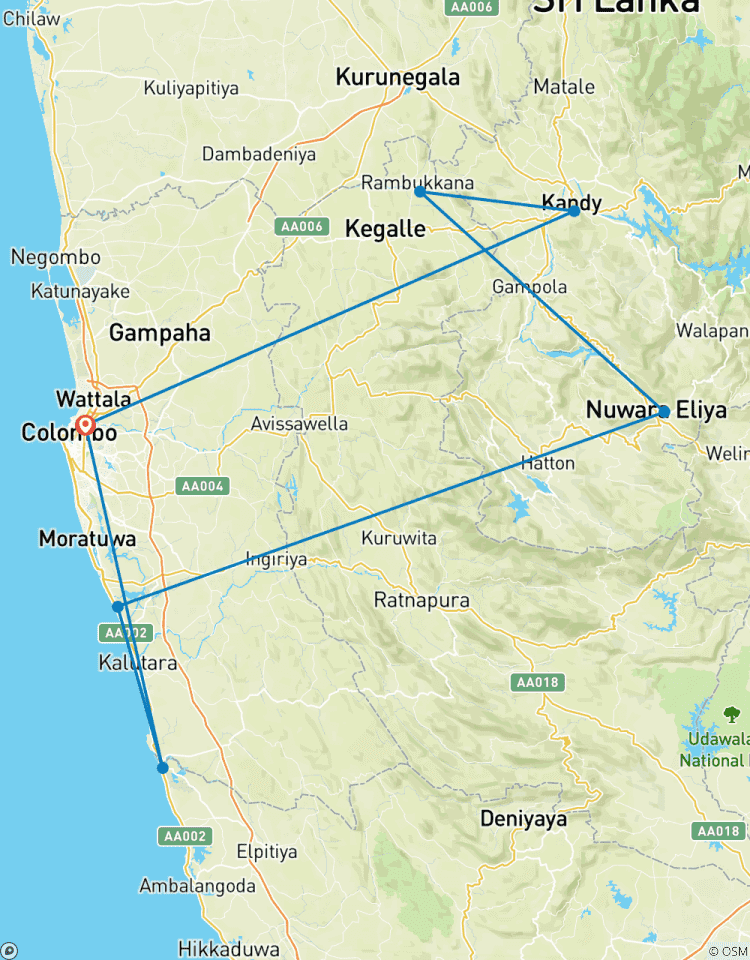 Circuito Tranquilidad y calma - viaje de bienestar