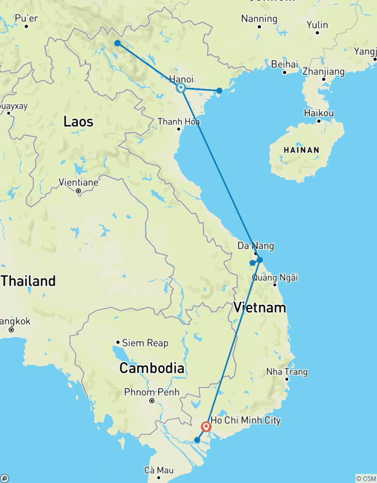 Best of Vietnam in 12 Days: Sapa Trekking, Halong Bay Cruise & Mekong Delta Tour