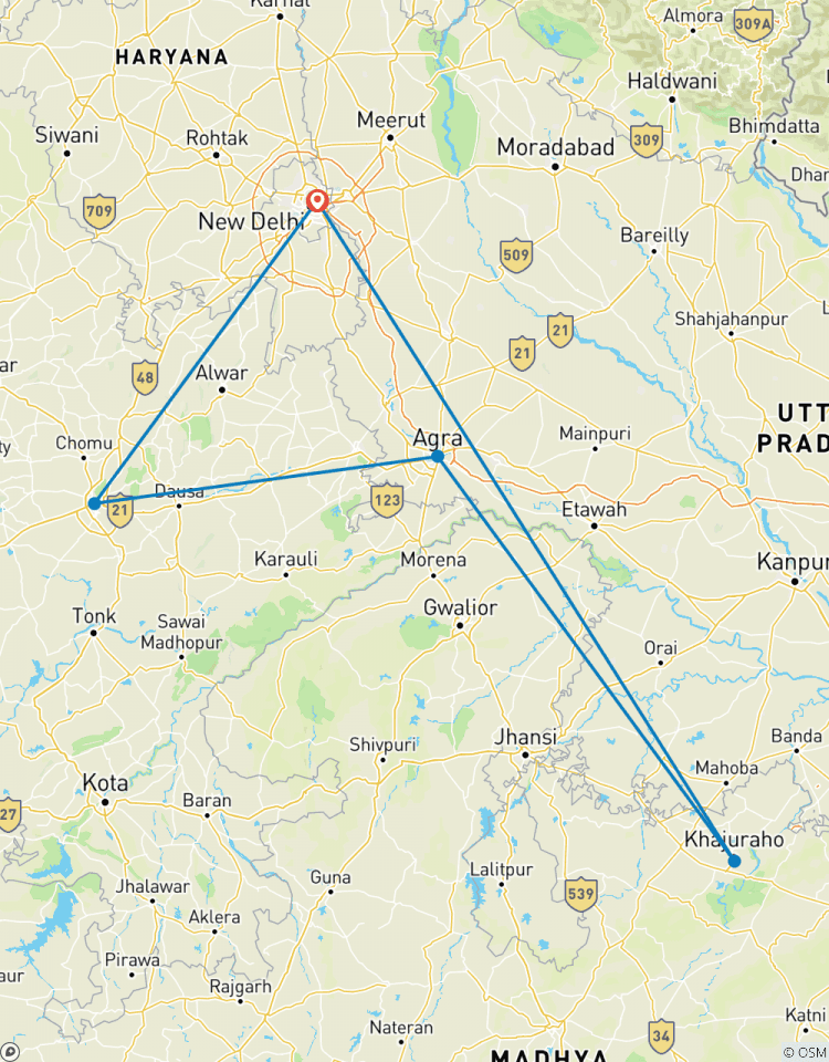 Circuito Triángulo de oro con el erótico Khajuraho
