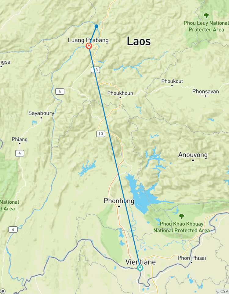 Das Wesentliche aus Laos: Familienurlaub in Vientiane und Luang Prabang Rundreise