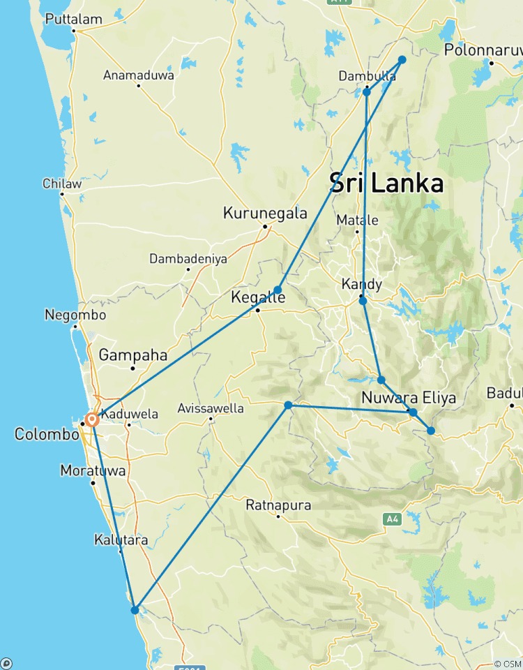 Circuito Lo mejor de Sri Lanka - circuito de 06 días