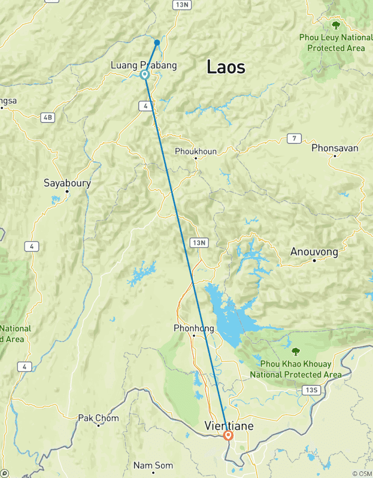 Circuito Viaje de descubrimiento de Laos de por vida, de Luang Prabang a Vientiane pasando por Xieng Khouang
