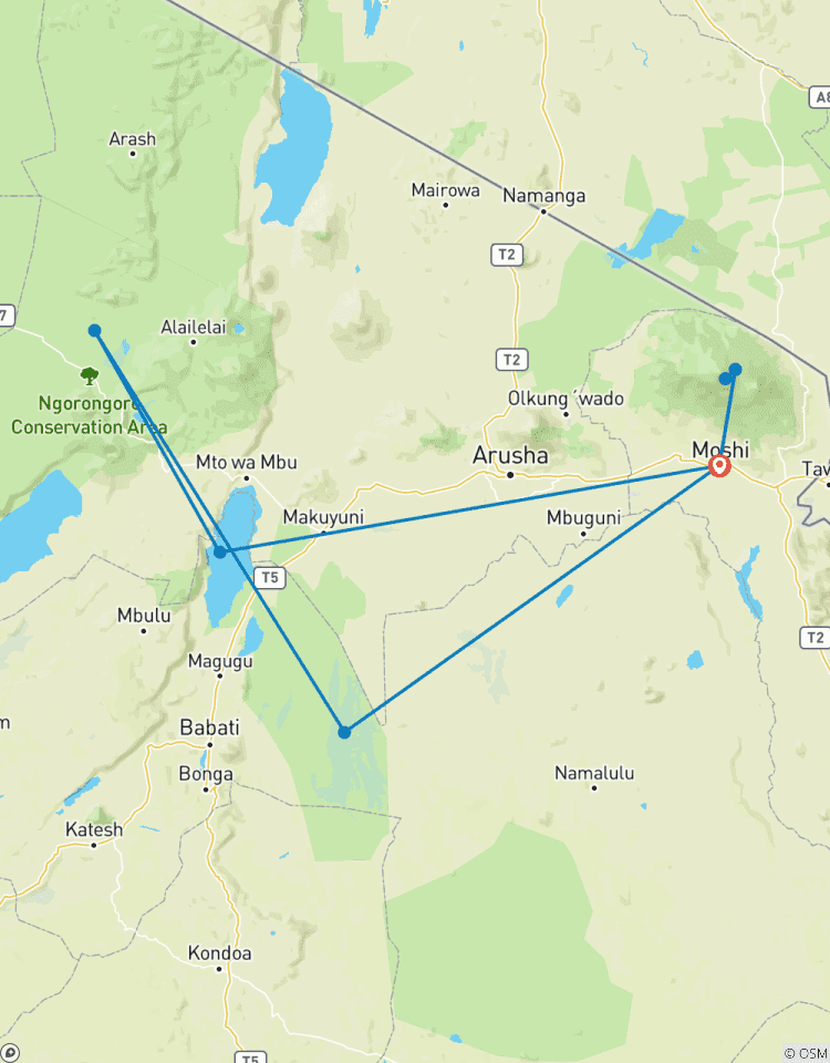 Safari & Kilimanjaro Climb - 10 Days Tour