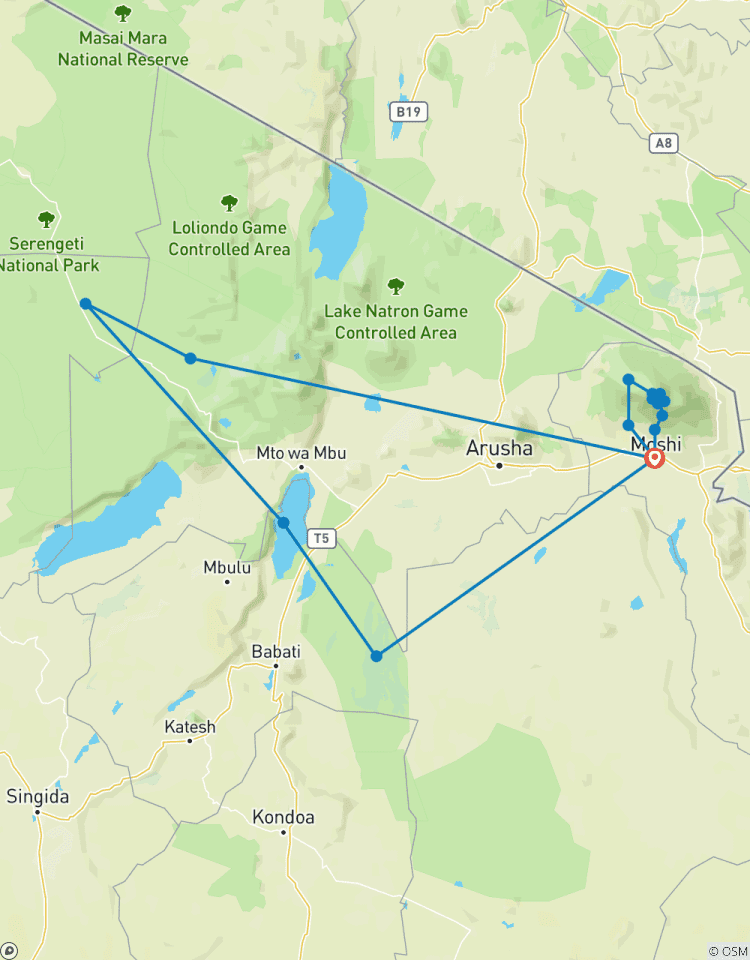 11 Days Kilimanjaro Combne Tour Tour