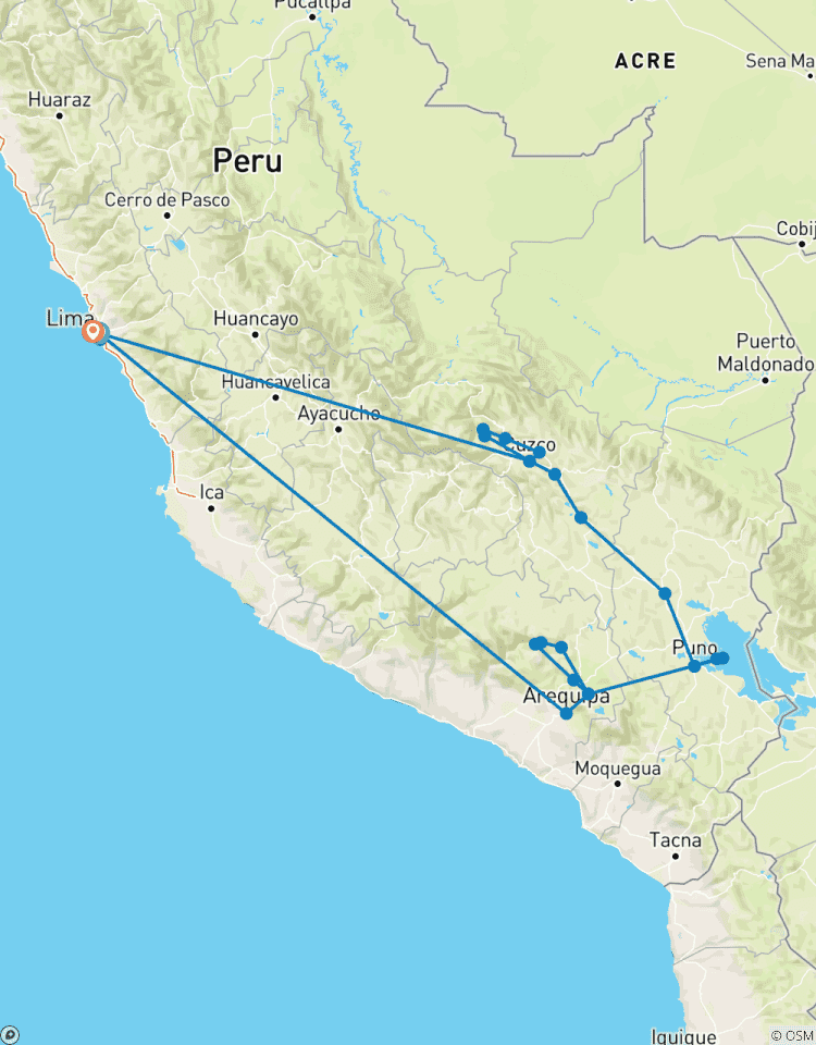 Le Pérou des Andes circuit