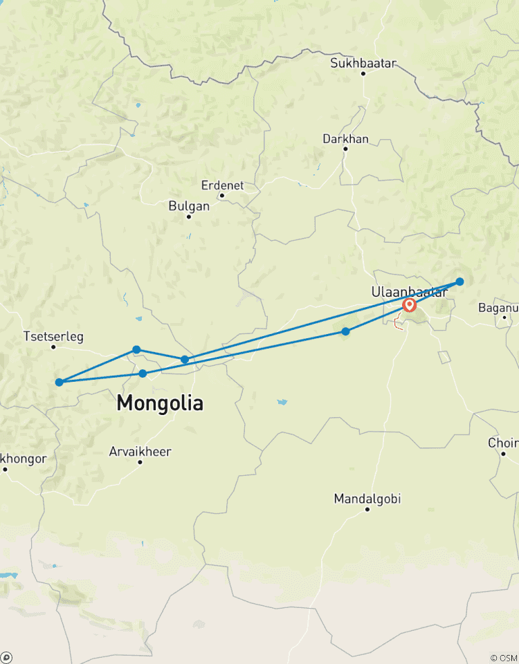 Mongolei Rundreise - 8 Tage, 7 Nächte Rundreise