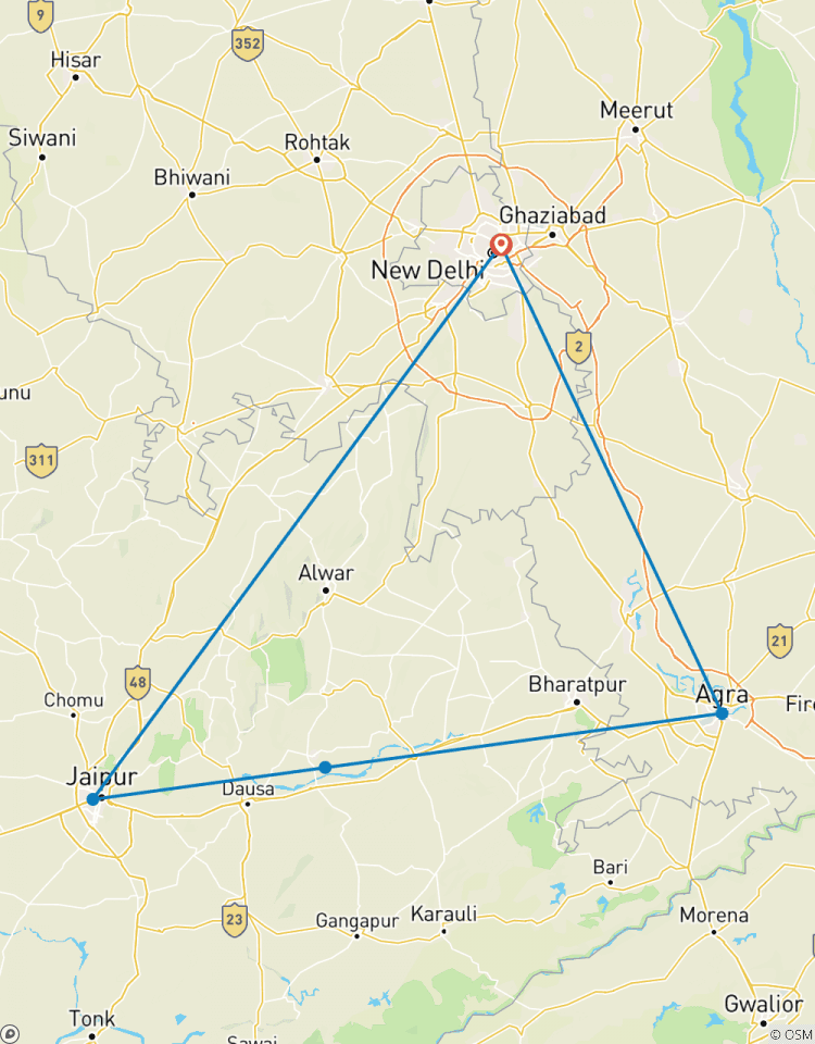 Triangle d\'or - 7 jours circuit