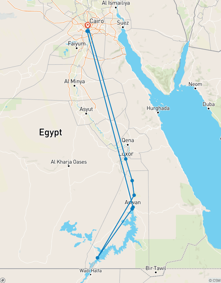8-Day Egypt Highlights Tour: Pyramids, Nile Cruise & Ancient Temples Tour
