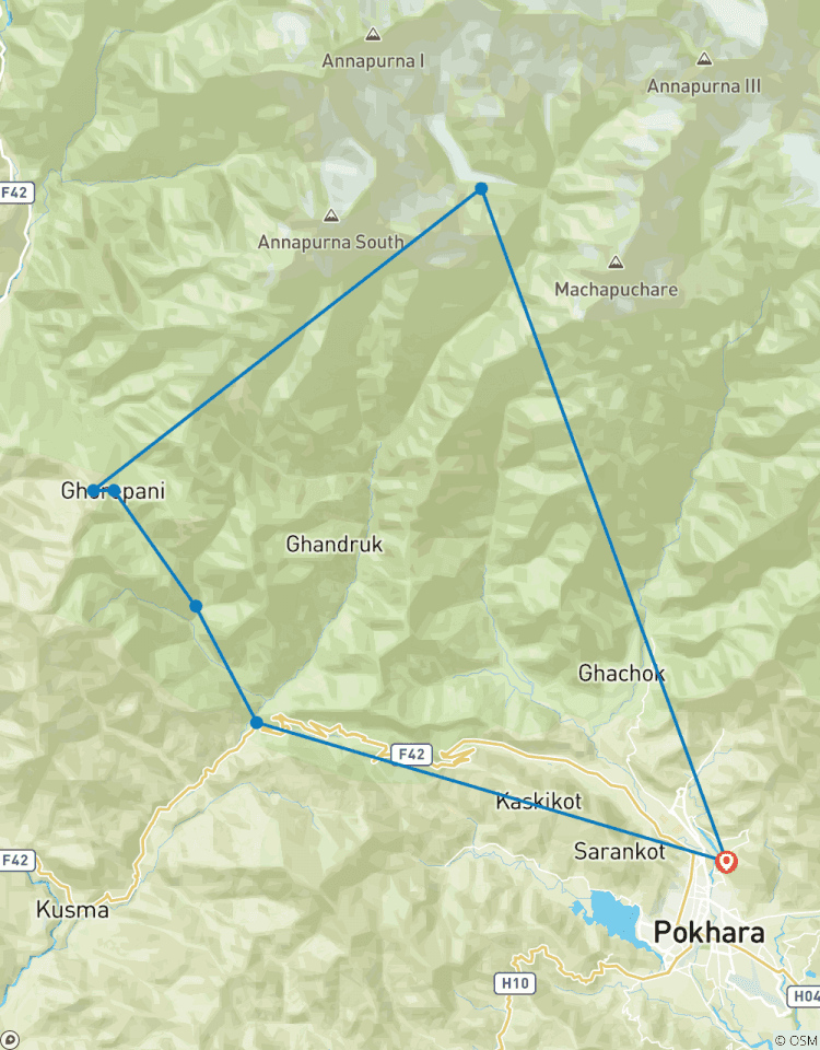 Ghorepani Poon Hill Trek - 4 Tage Rundreise