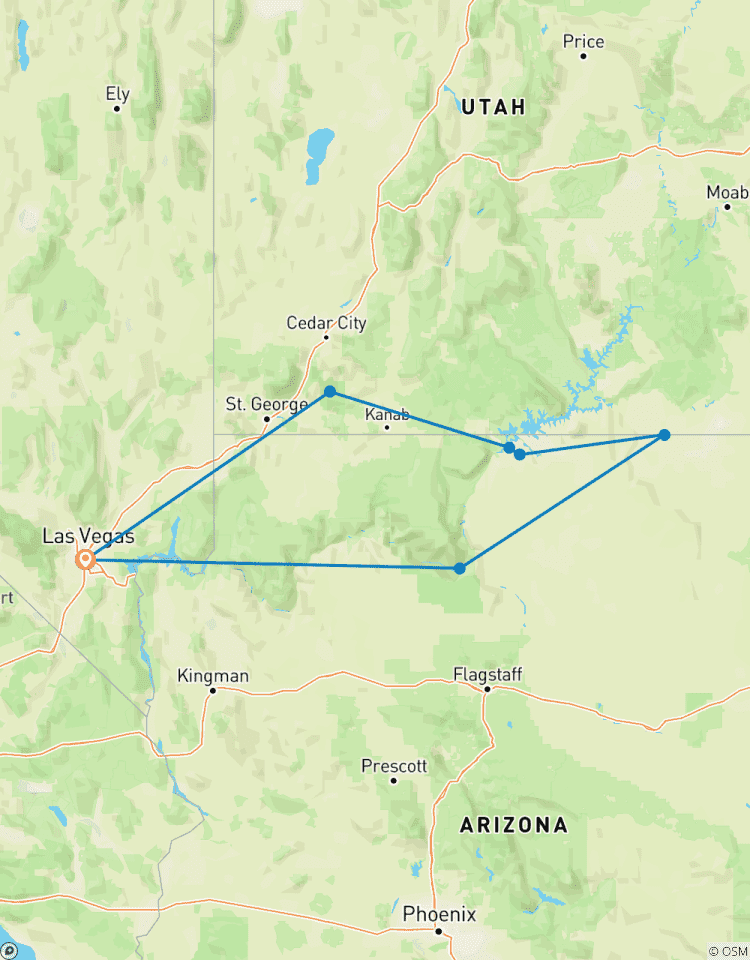 Circuito Circuito de 3 días al Gran Cañón y más