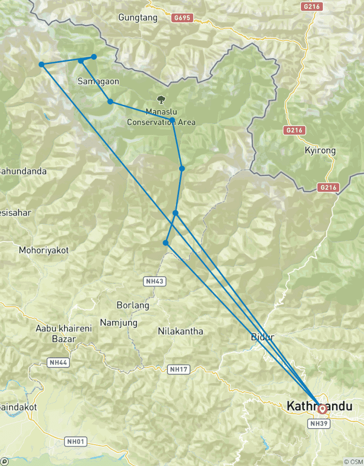 Circuit du Manaslu circuit