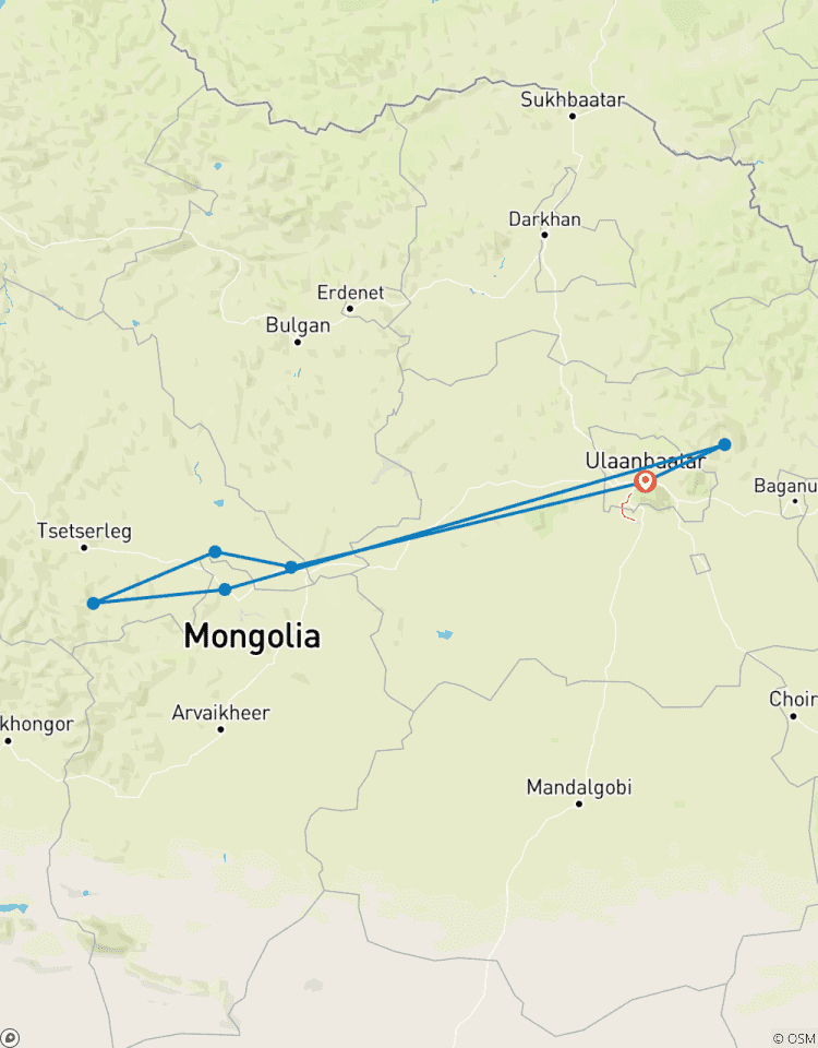 Circuito Viaje al centro de Mongolia 7D/6N
