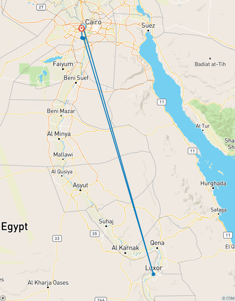 Planet der Geschichte - 6 Tage Gizeh Pyramiden, GEM, Alt-Kairo & Luxor Tal der Könige, Luxor & Karnak Tempel Rundreise