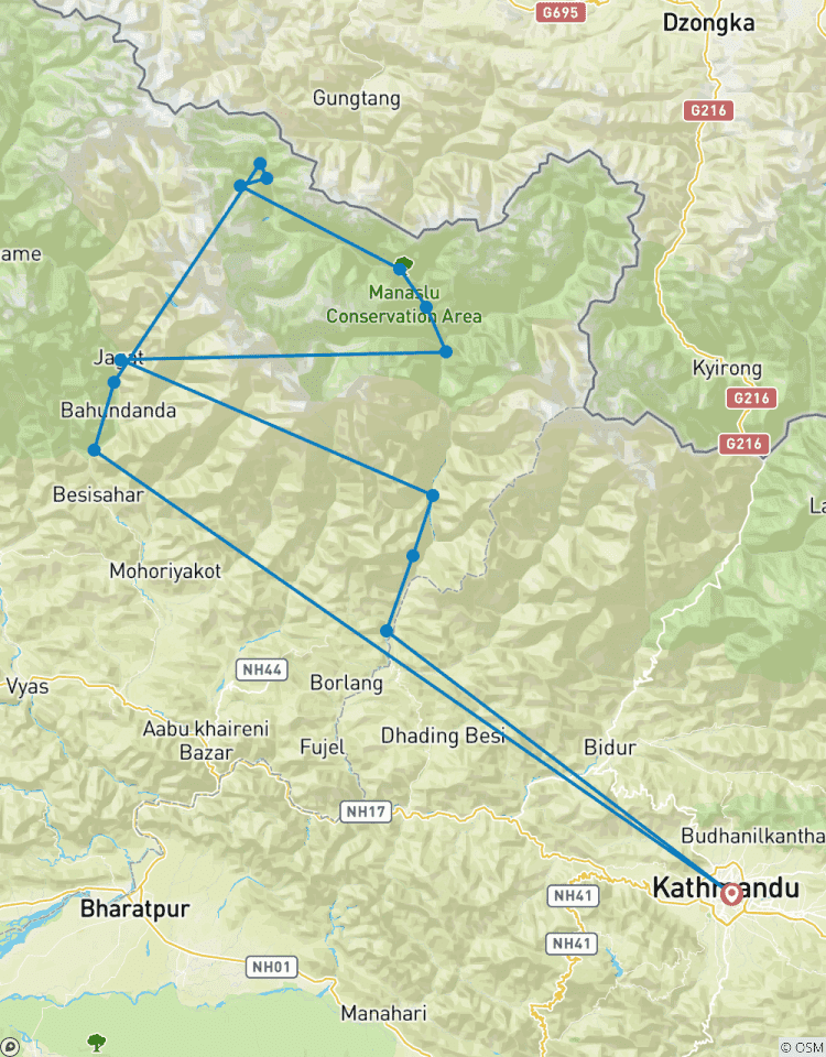 Circuit du Manaslu - 19 jours circuit