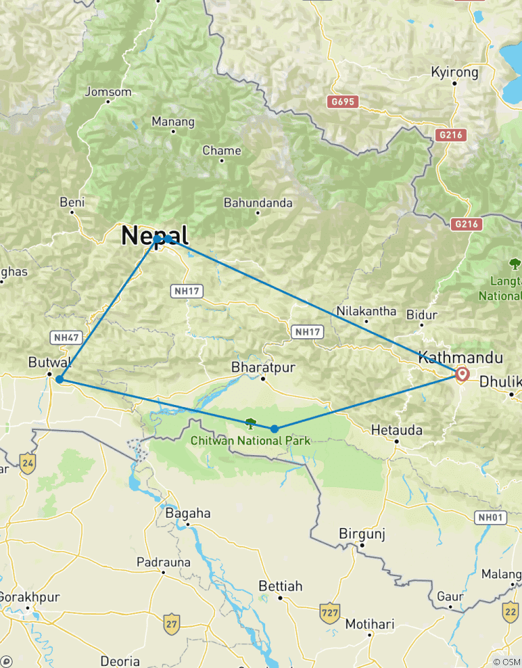 7 jours au Népal - Explorez le Népal en une semaine circuit