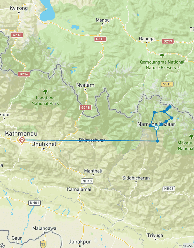 Circuito Excursión a los Tres Pasos del Everest
